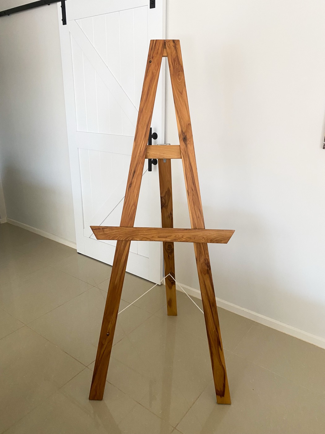 Large Stained Timber Easel
