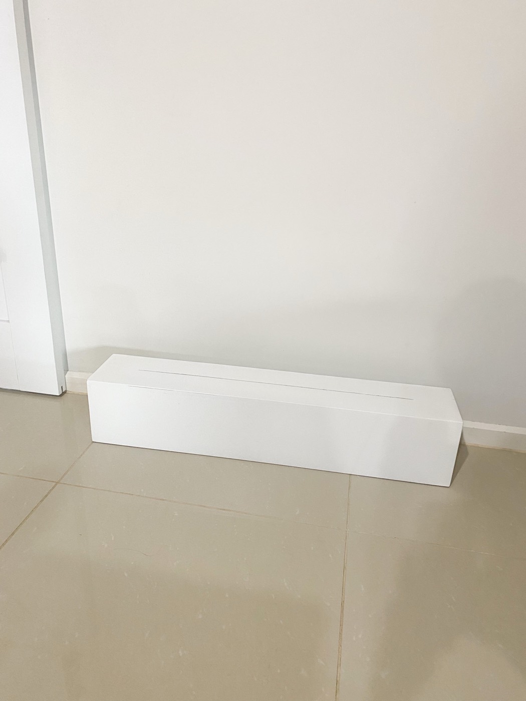 White Floor Stand