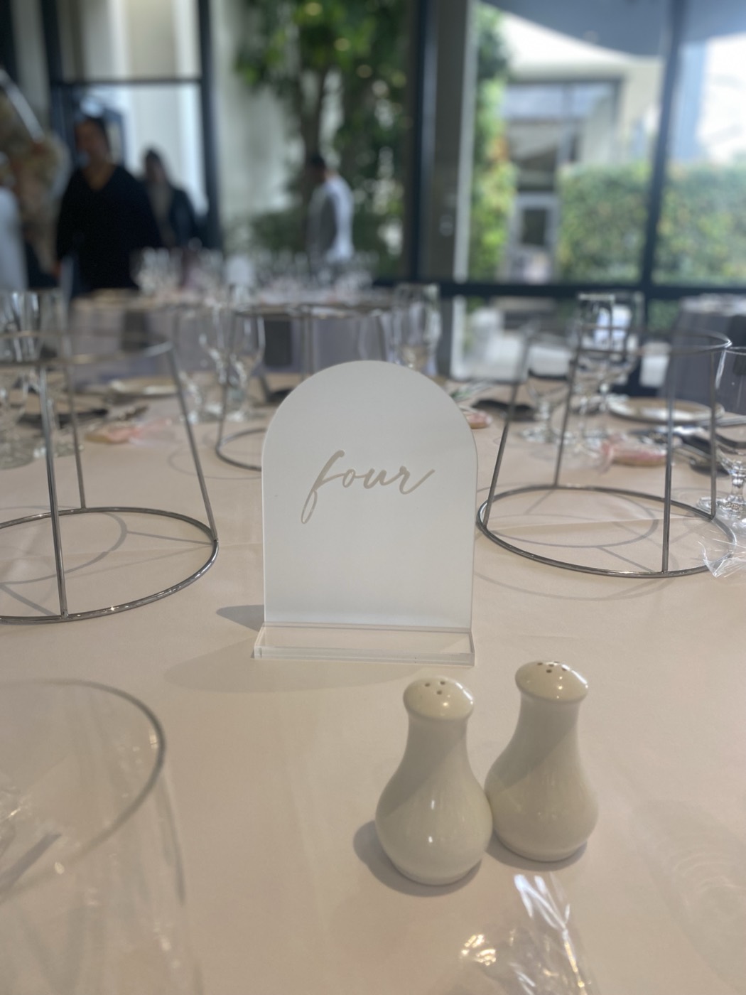 Frosted Arch 2 — Table Numbers