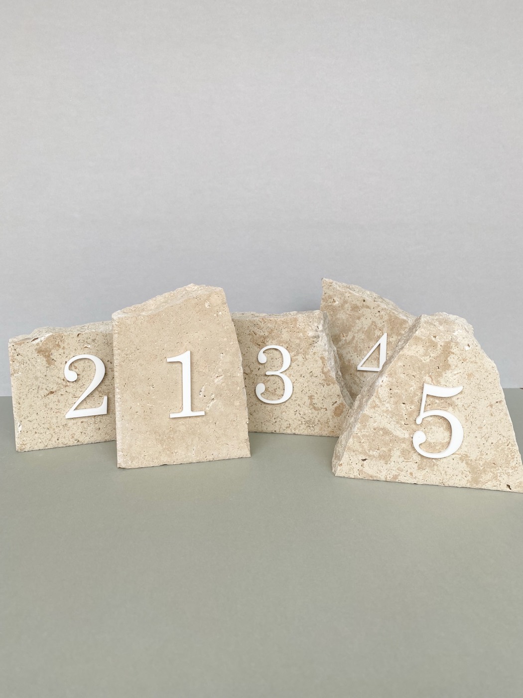 Stone #1 — Table Numbers