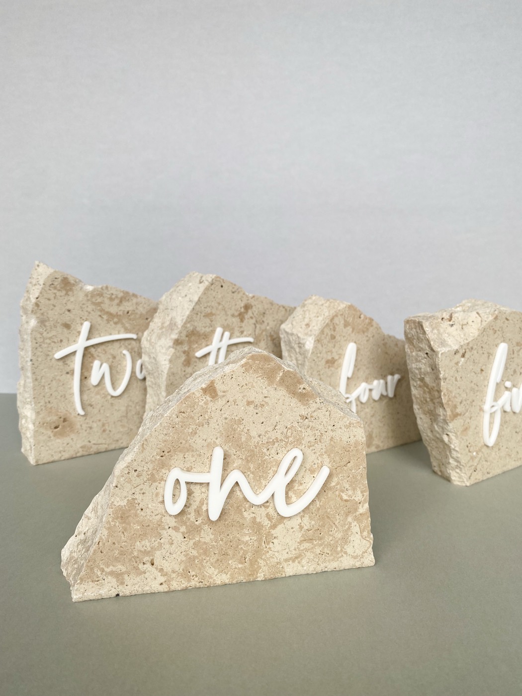 Stone #2 — Table Numbers