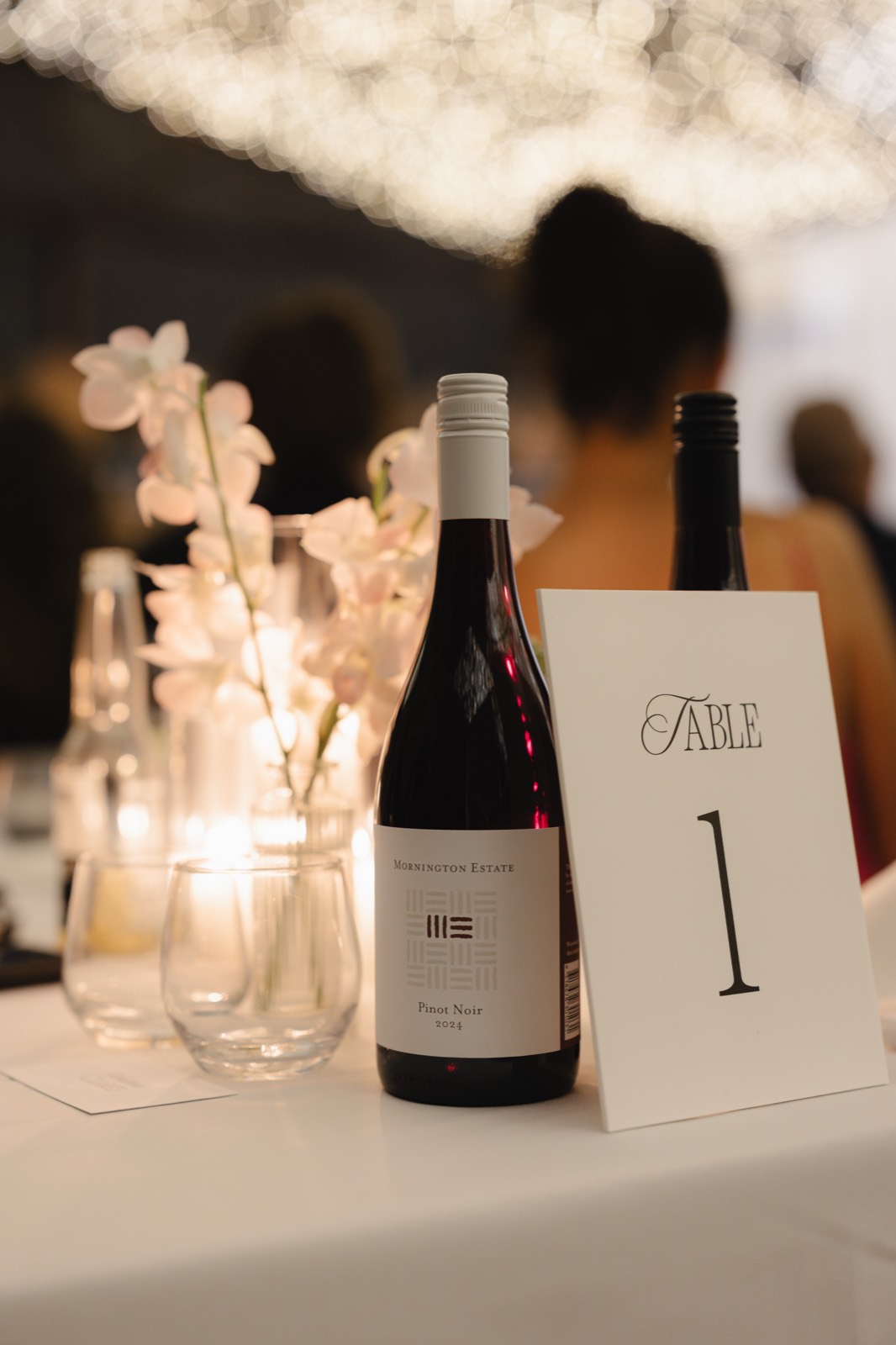 Table number — Mornington Estate